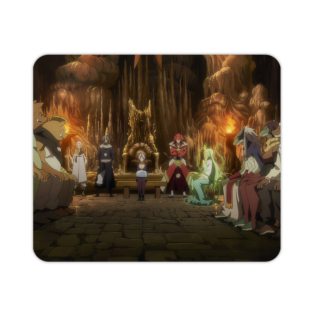 （画像用） 転スラ Regarding Reincarnated to Slime マウスパッド ステッチ加工 ラバー素材 防水 滑り止め 超薄型 ゲーミング/オフィス対応