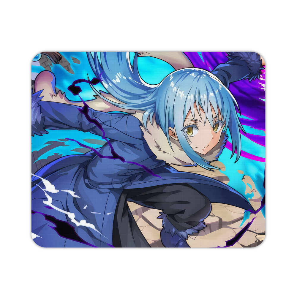 （画像用） 転スラ Regarding Reincarnated to Slime マウスパッド ステッチ加工 ラバー素材 防水 滑り止め 超薄型 ゲーミング/オフィス対応