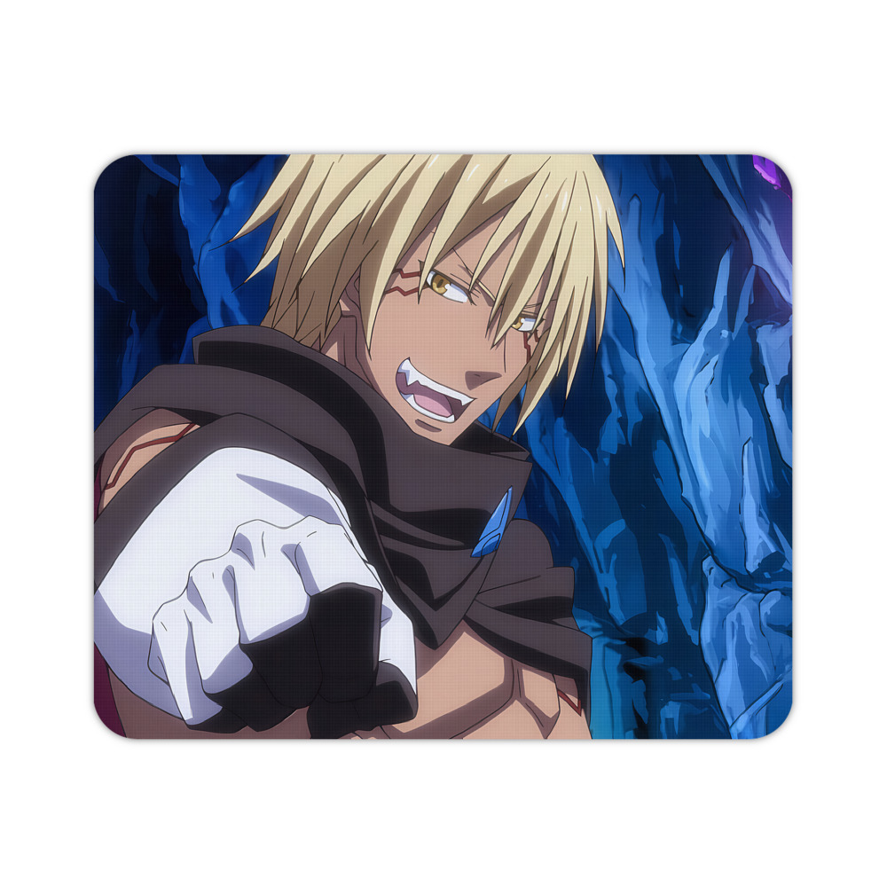 （画像用） 転スラ Regarding Reincarnated to Slime マウスパッド ステッチ加工 ラバー素材 防水 滑り止め 超薄型 ゲーミング/オフィス対応