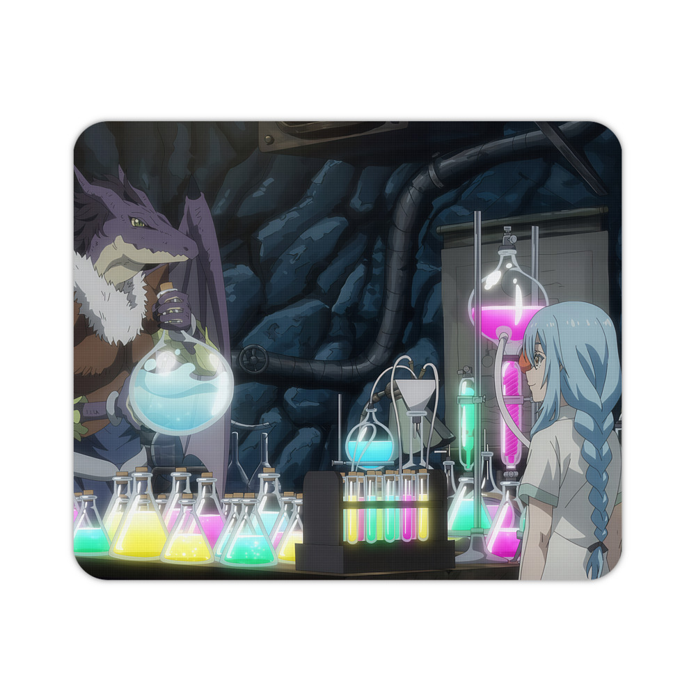 （画像用） 転スラ Regarding Reincarnated to Slime マウスパッド ステッチ加工 ラバー素材 防水 滑り止め 超薄型 ゲーミング/オフィス対応