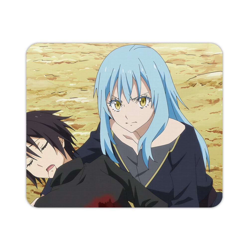 （画像用） 転スラ Regarding Reincarnated to Slime マウスパッド ステッチ加工 ラバー素材 防水 滑り止め 超薄型 ゲーミング/オフィス対応