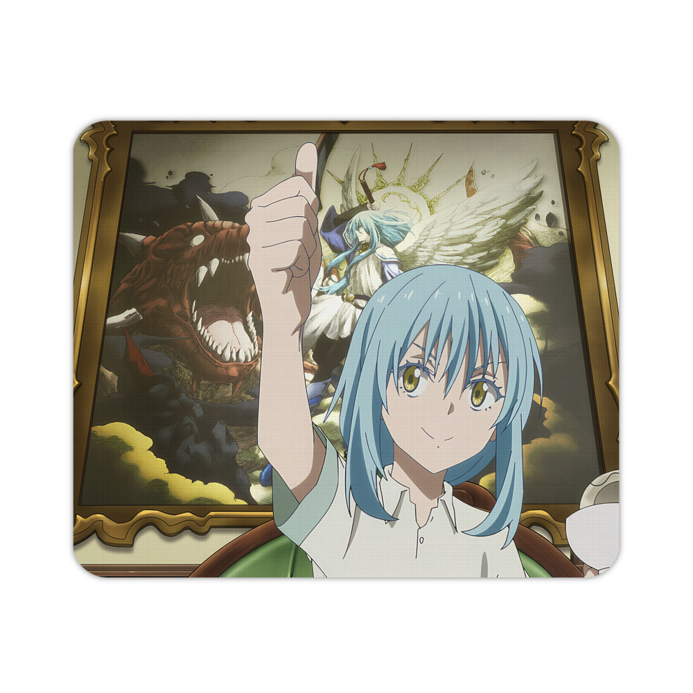 （画像用） 転スラ Regarding Reincarnated to Slime マウスパッド ステッチ加工 ラバー素材 防水 滑り止め 超薄型 ゲーミング/オフィス対応