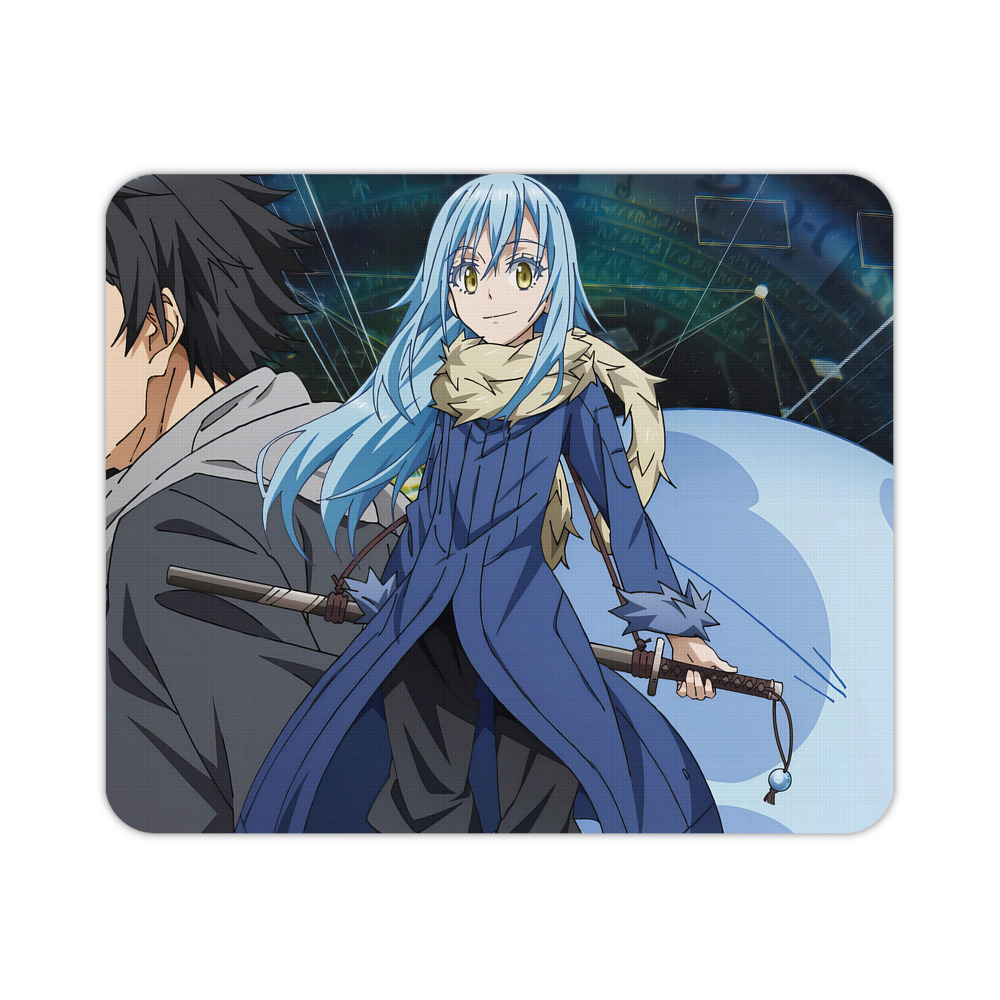 （画像用） 転スラ Regarding Reincarnated to Slime マウスパッド ステッチ加工 ラバー素材 防水 滑り止め 超薄型 ゲーミング/オフィス対応