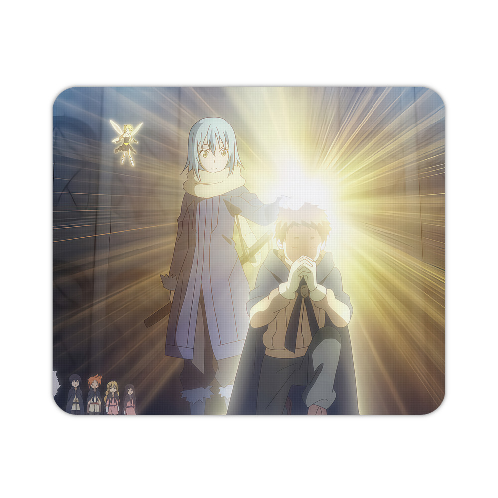 （画像用） 転スラ Regarding Reincarnated to Slime マウスパッド ステッチ加工 ラバー素材 防水 滑り止め 超薄型 ゲーミング/オフィス対応