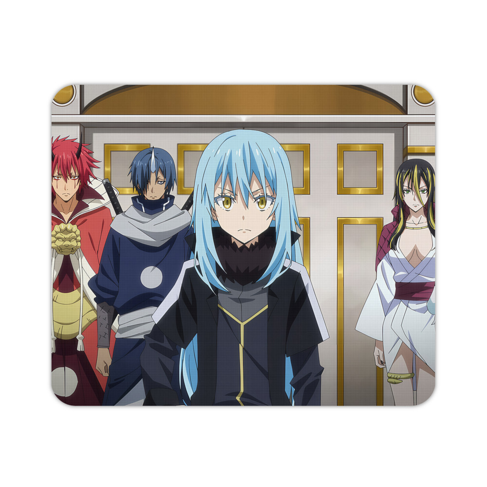 （画像用） 転スラ Regarding Reincarnated to Slime マウスパッド ステッチ加工 ラバー素材 防水 滑り止め 超薄型 ゲーミング/オフィス対応