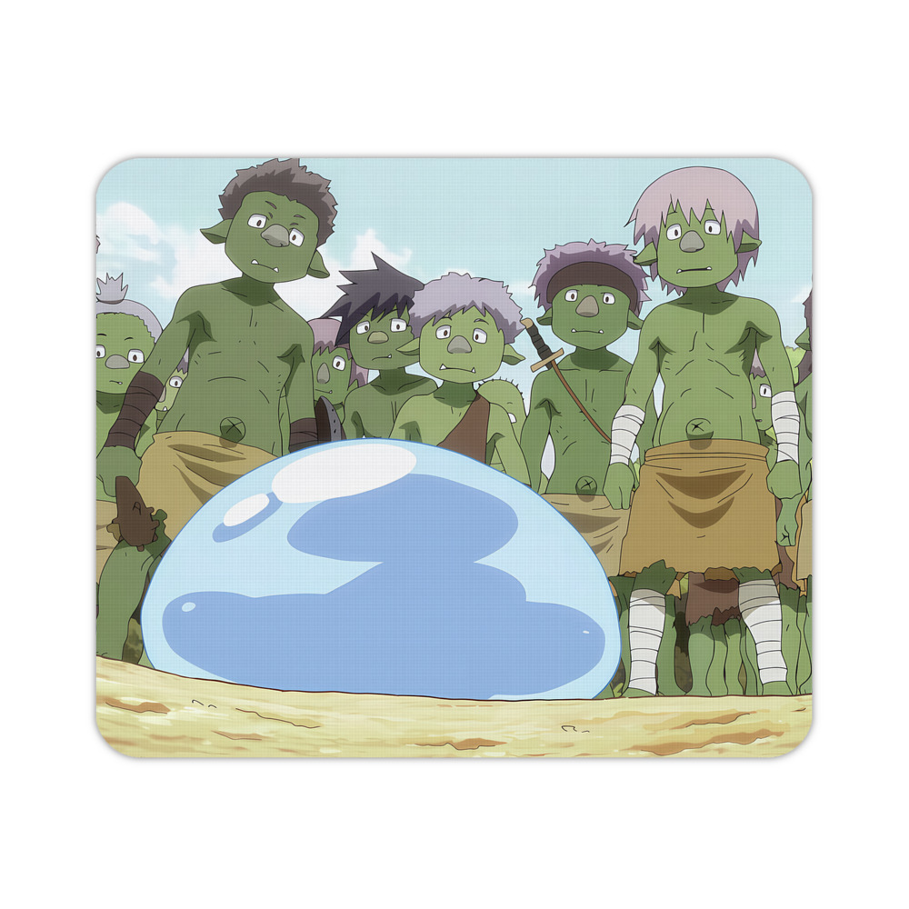 （画像用） 転スラ Regarding Reincarnated to Slime マウスパッド ステッチ加工 ラバー素材 防水 滑り止め 超薄型 ゲーミング/オフィス対応