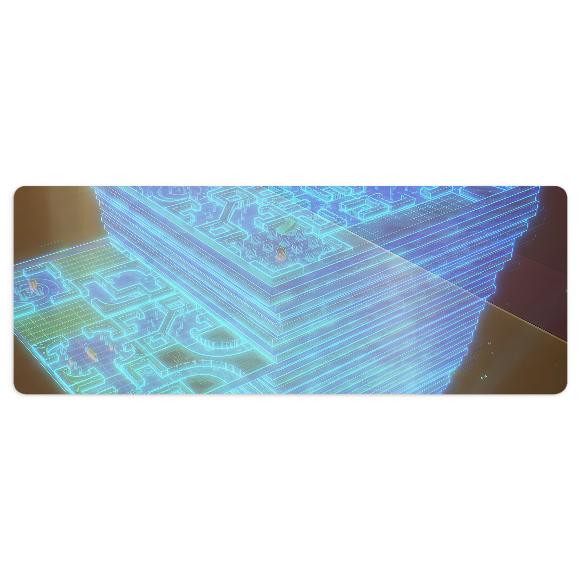 （画像用） 転スラ Regarding Reincarnated to Slime ステッチ加工 大判デスクマット／滑り止めマウスパッド