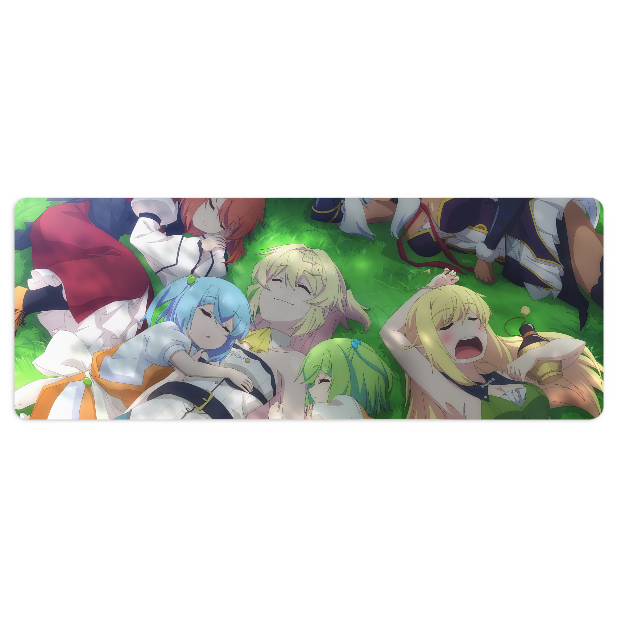 （画像用） 転スラ Regarding Reincarnated to Slime ステッチ加工 大判デスクマット／滑り止めマウスパッド