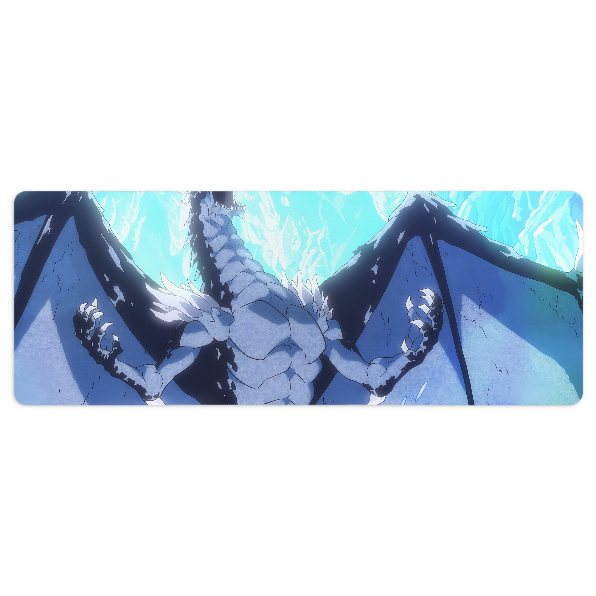 （画像用） 転スラ Regarding Reincarnated to Slime ステッチ加工 大判デスクマット／滑り止めマウスパッド
