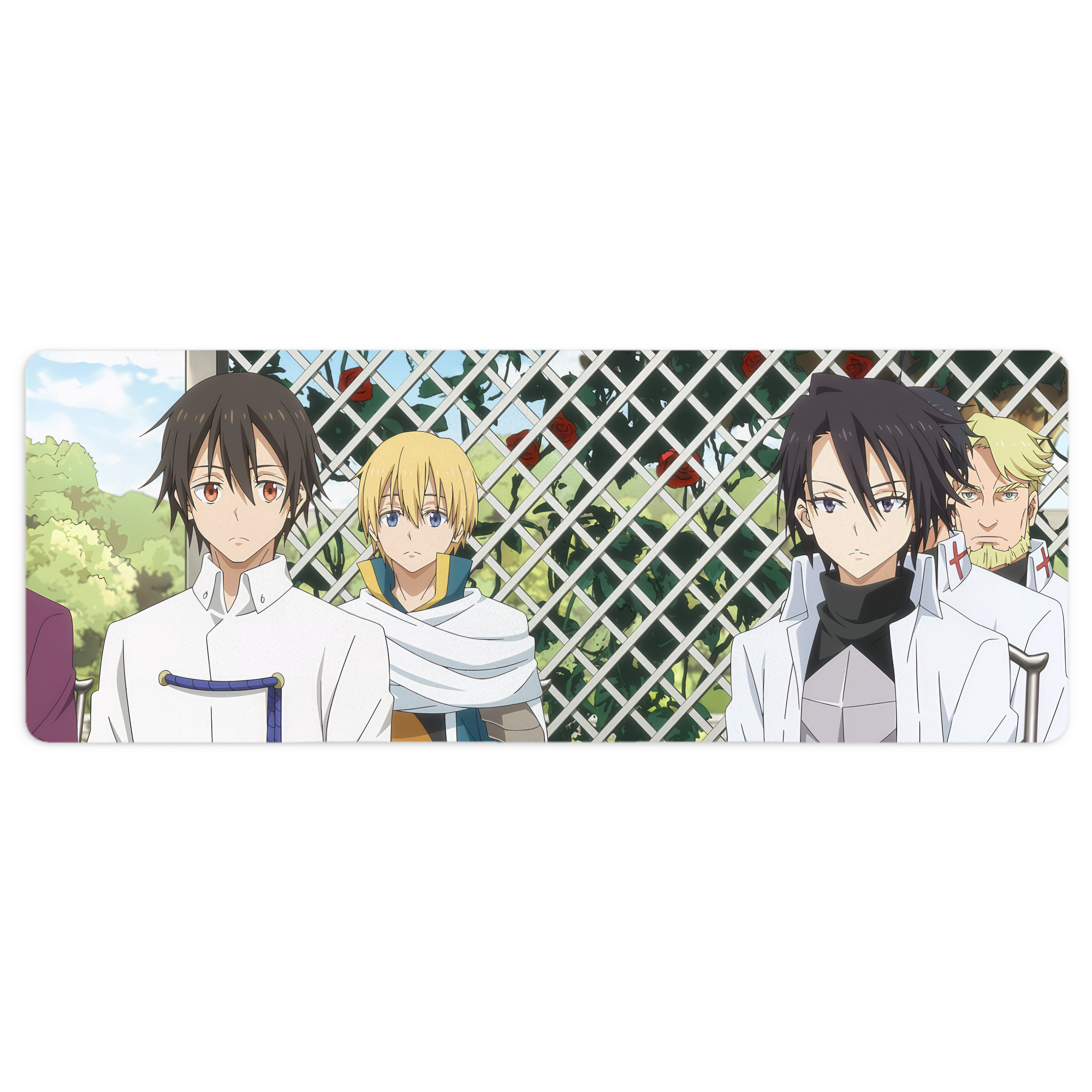 （画像用） 転スラ Regarding Reincarnated to Slime ステッチ加工 大判デスクマット／滑り止めマウスパッド