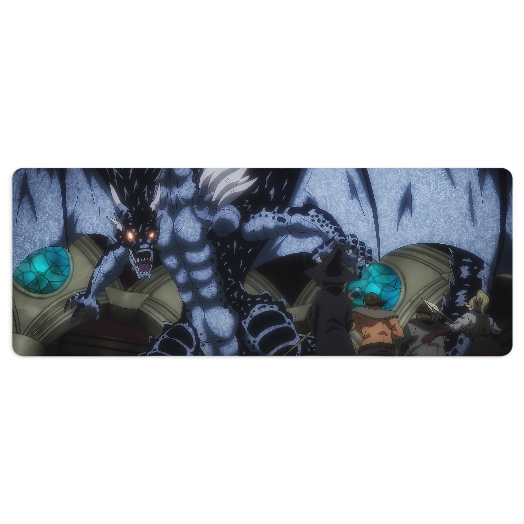 （画像用） 転スラ Regarding Reincarnated to Slime ステッチ加工 大判デスクマット／滑り止めマウスパッド