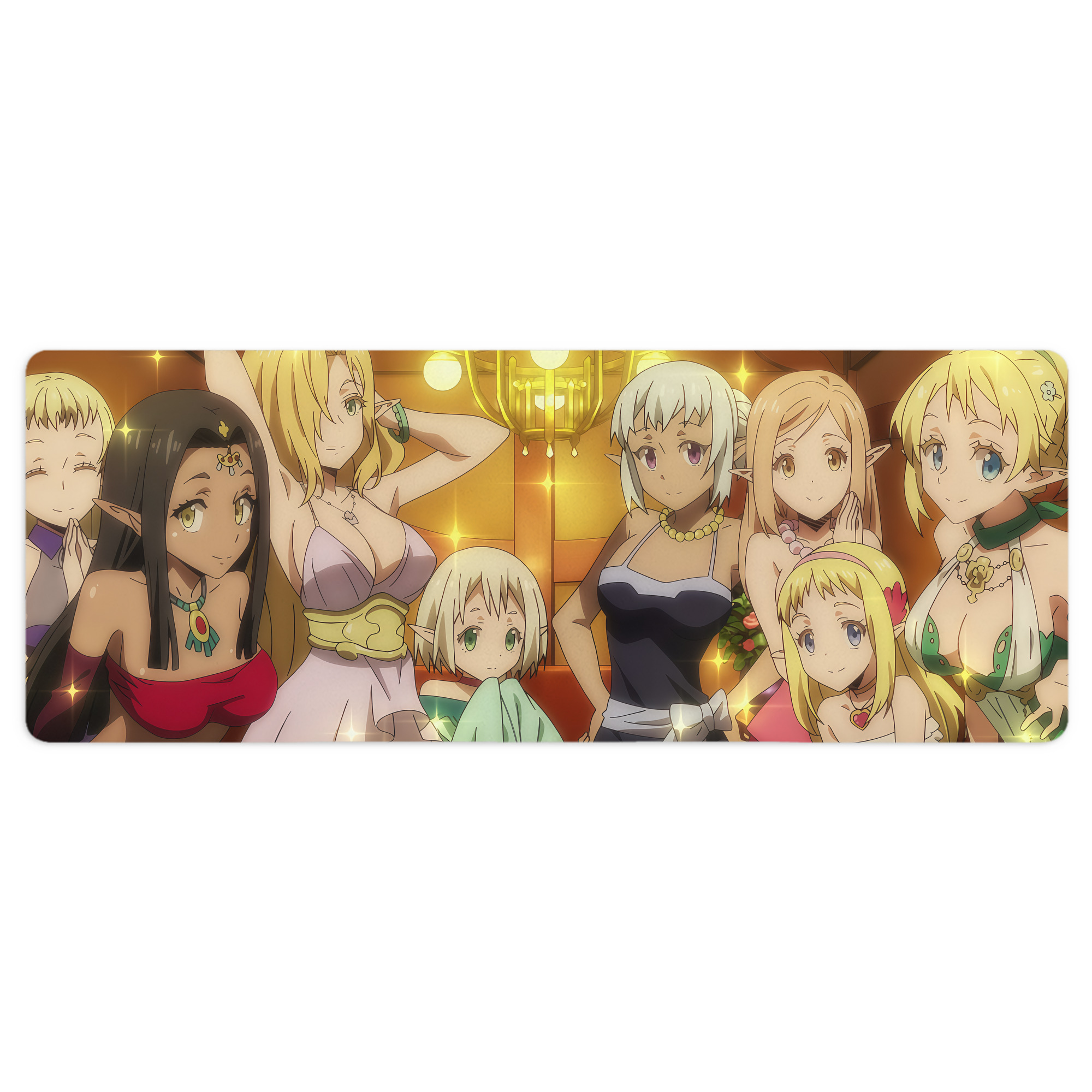 （画像用） 転スラ Regarding Reincarnated to Slime ステッチ加工 大判デスクマット／滑り止めマウスパッド