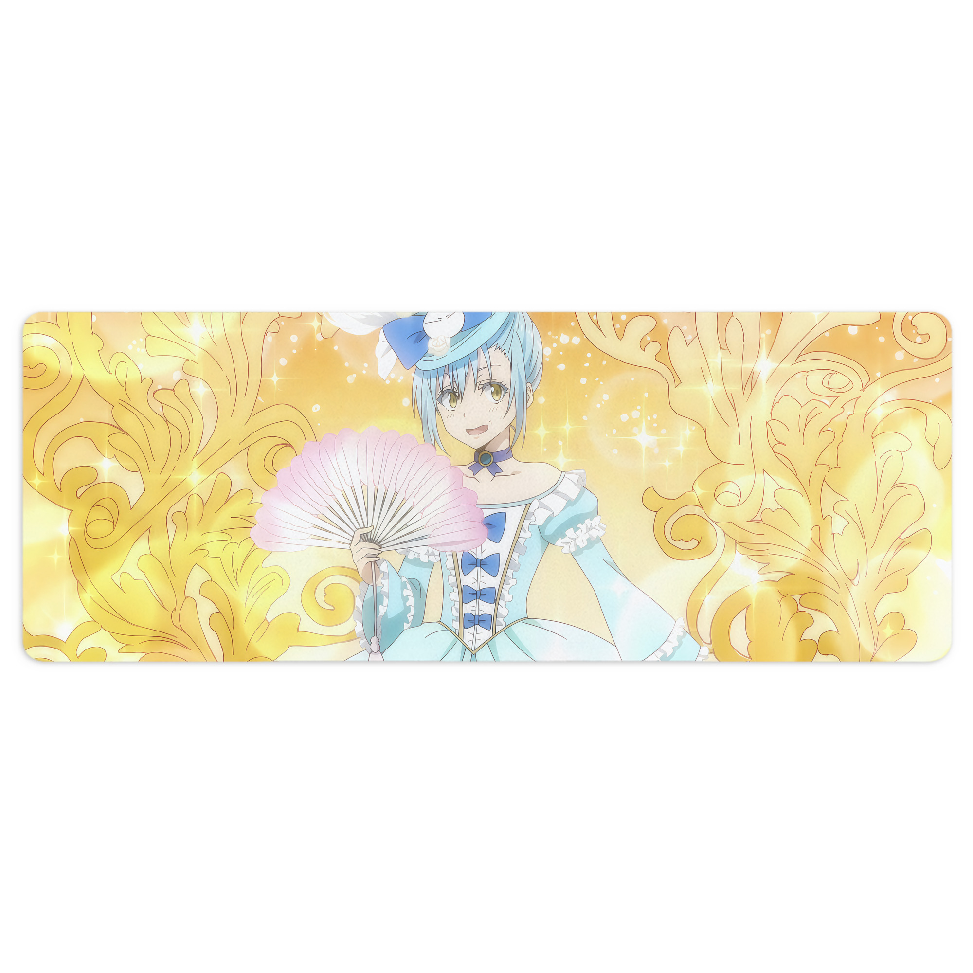 （画像用） 転スラ Regarding Reincarnated to Slime ステッチ加工 大判デスクマット／滑り止めマウスパッド