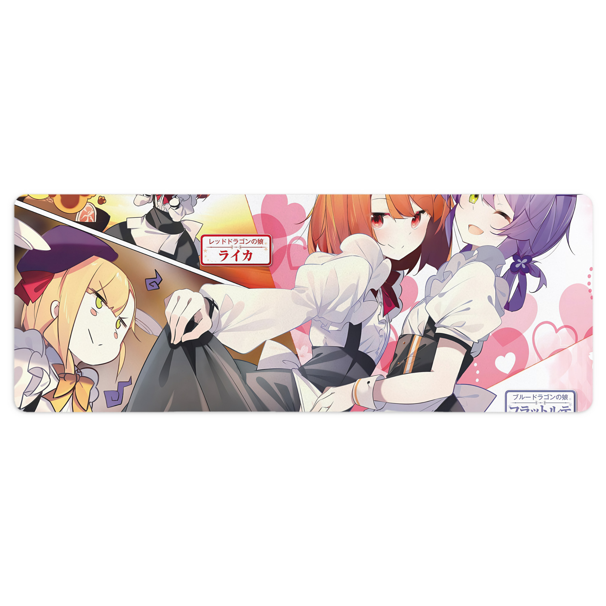 （画像用） 転スラ Regarding Reincarnated to Slime ステッチ加工 大判デスクマット／滑り止めマウスパッド
