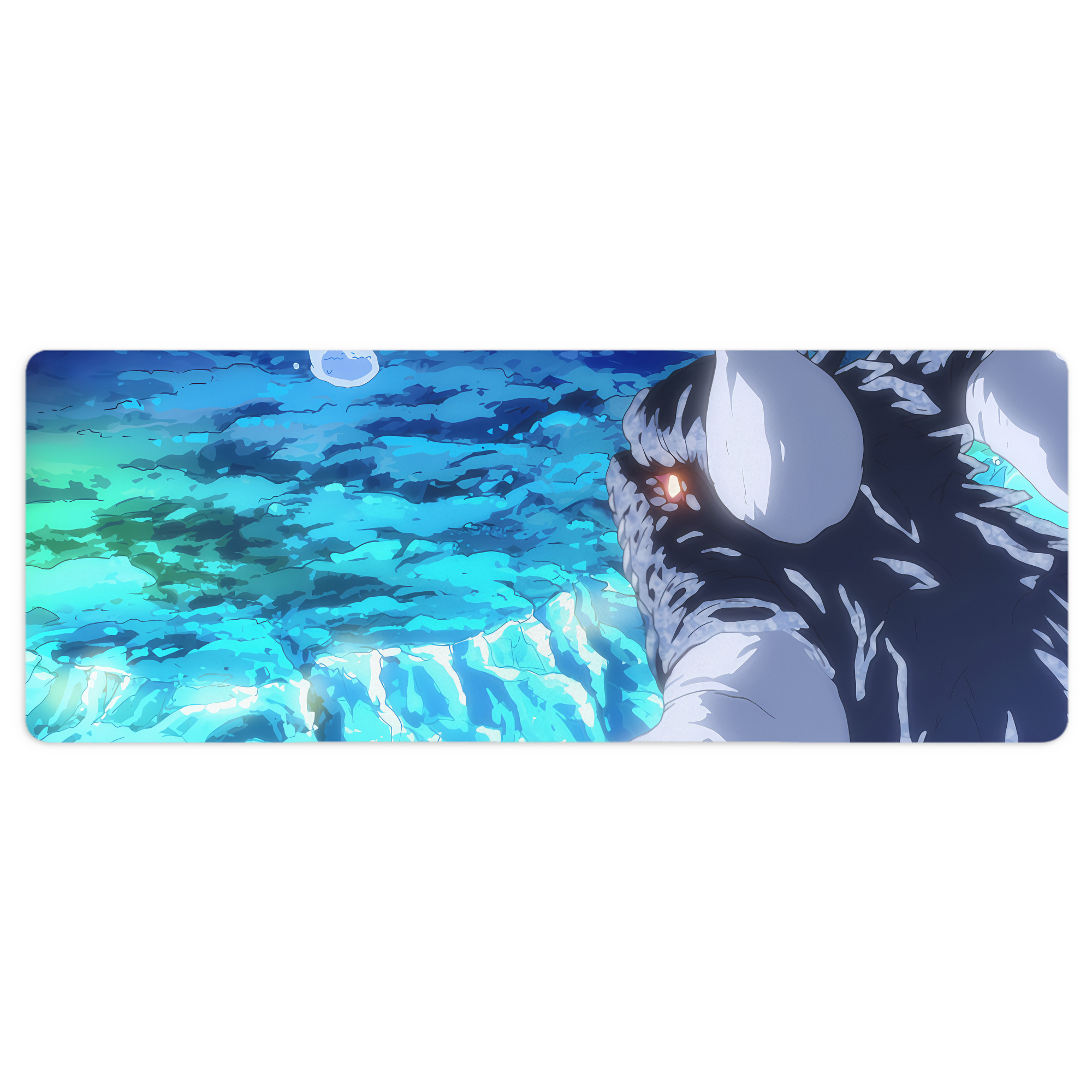 （画像用） 転スラ Regarding Reincarnated to Slime ステッチ加工 大判デスクマット／滑り止めマウスパッド