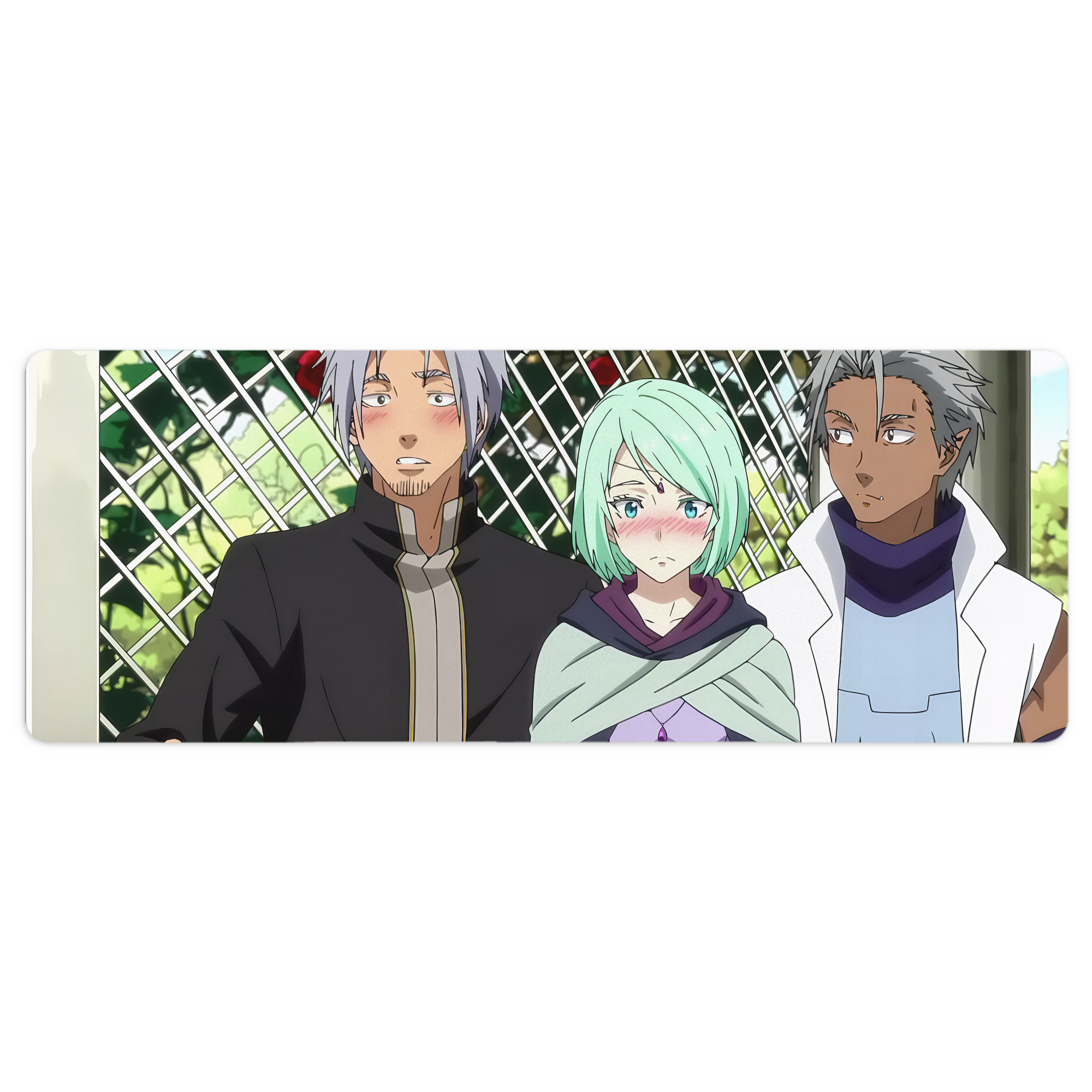 （画像用） 転スラ Regarding Reincarnated to Slime ステッチ加工 大判デスクマット／滑り止めマウスパッド