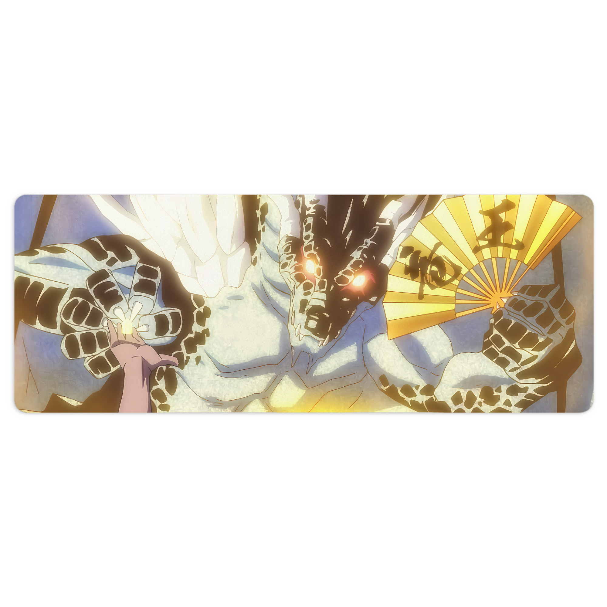 （画像用） 転スラ Regarding Reincarnated to Slime ステッチ加工 大判デスクマット／滑り止めマウスパッド