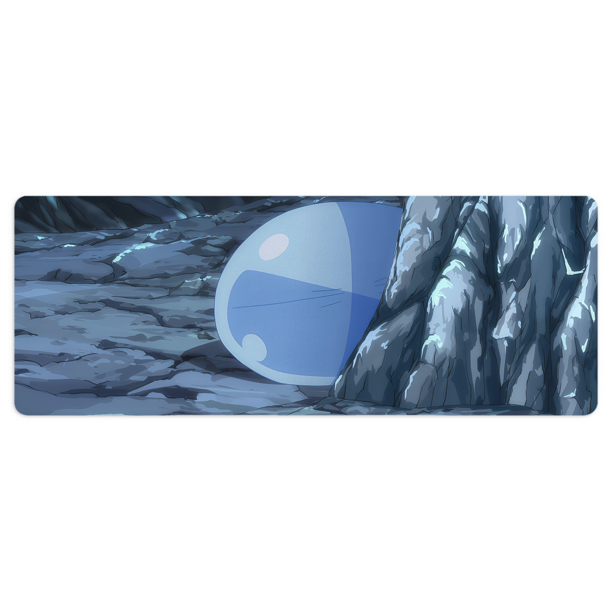 （画像用） 転スラ Regarding Reincarnated to Slime ステッチ加工 大判デスクマット／滑り止めマウスパッド