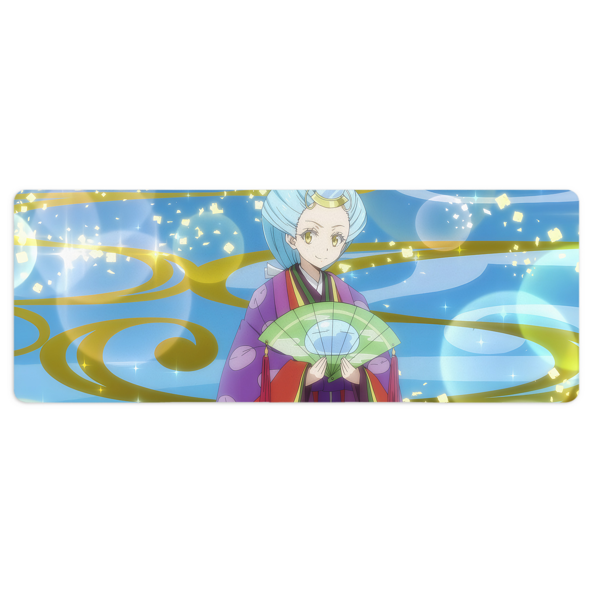 （画像用） 転スラ Regarding Reincarnated to Slime ステッチ加工 大判デスクマット／滑り止めマウスパッド