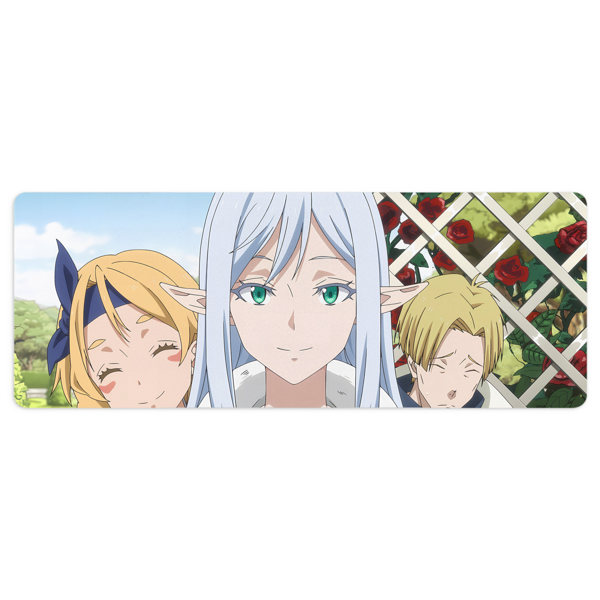 （画像用） 転スラ Regarding Reincarnated to Slime ステッチ加工 大判デスクマット／滑り止めマウスパッド