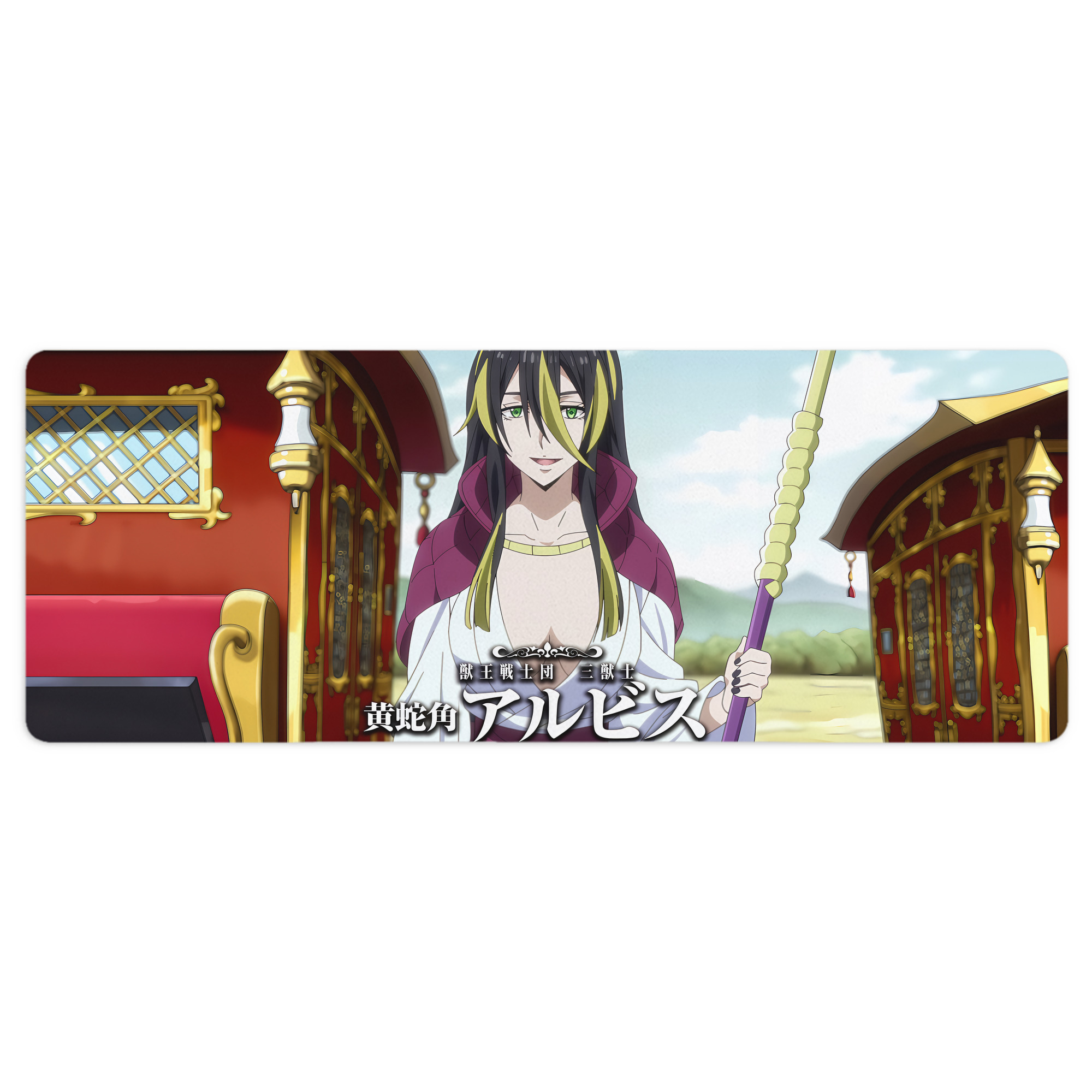 （画像用） 転スラ Regarding Reincarnated to Slime ステッチ加工 大判デスクマット／滑り止めマウスパッド