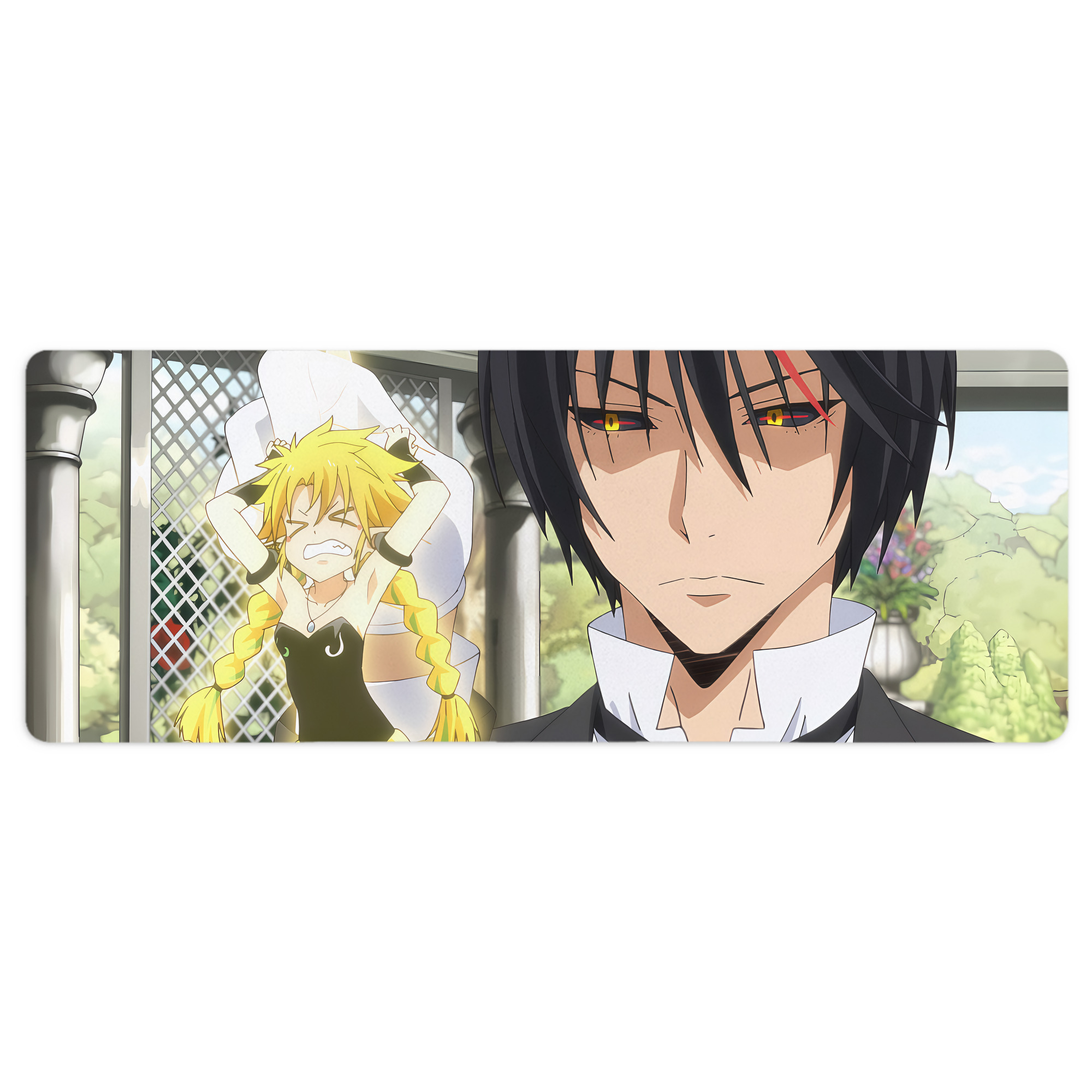 （画像用） 転スラ Regarding Reincarnated to Slime ステッチ加工 大判デスクマット／滑り止めマウスパッド