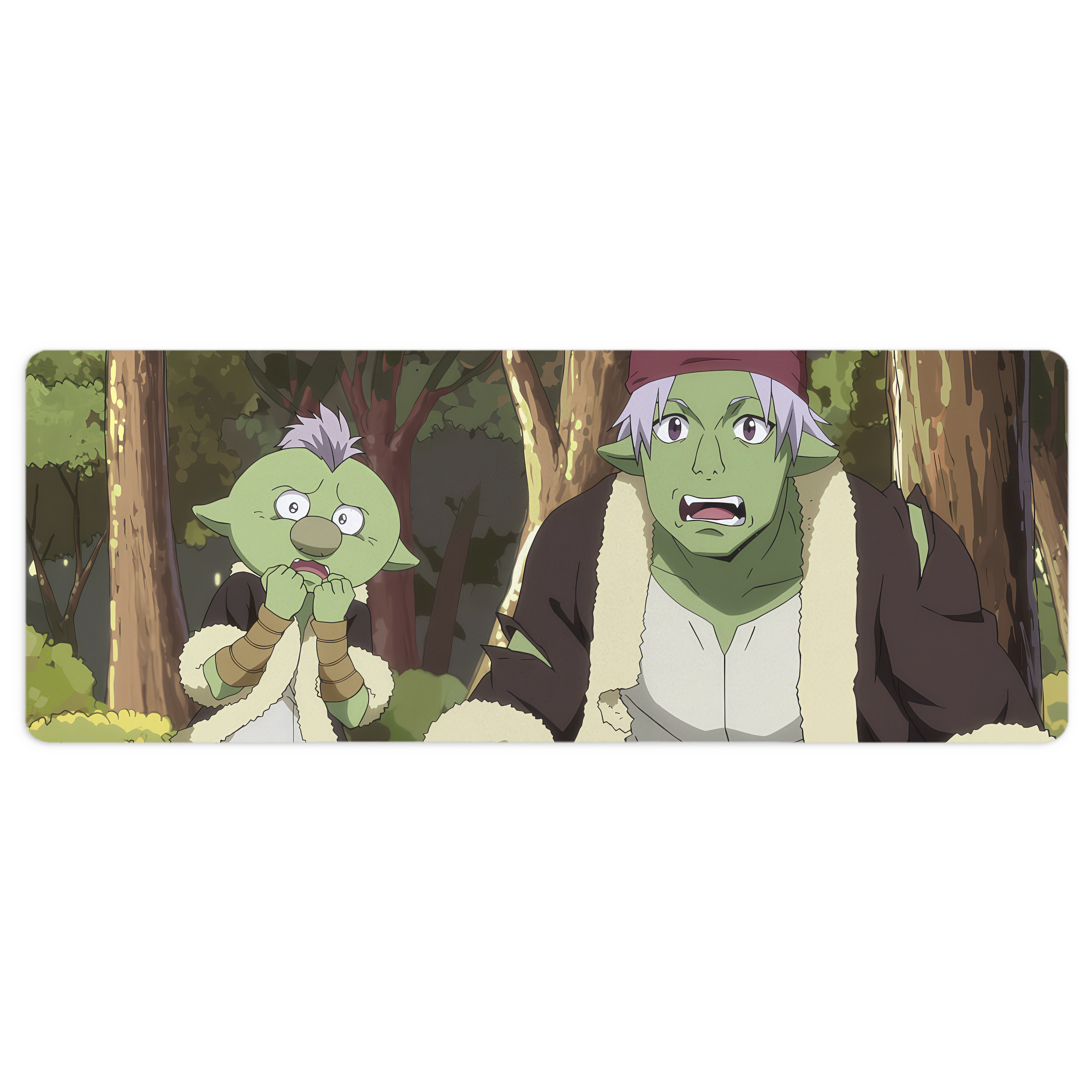 （画像用） 転スラ Regarding Reincarnated to Slime ステッチ加工 大判デスクマット／滑り止めマウスパッド