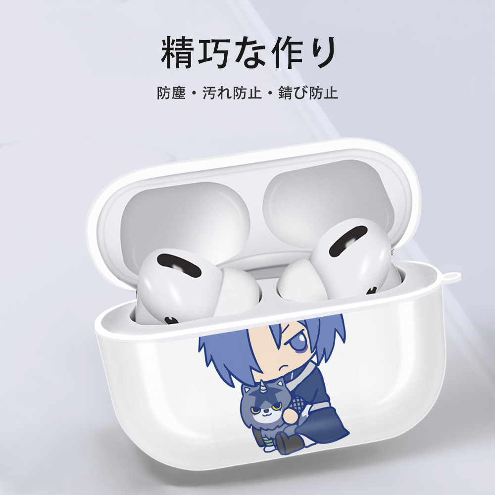 転スラ Regarding Reincarnated to Slime 【AirPods Pro用】ハードシェル保護ケース 耐衝撃・防指紋・カラビナ付き商品仕様