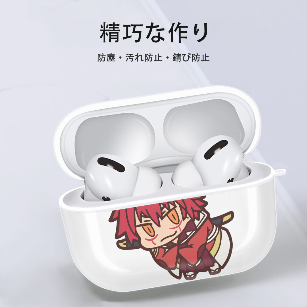 転スラ Regarding Reincarnated to Slime 【AirPods Pro用】ハードシェル保護ケース 耐衝撃・防指紋・カラビナ付き商品仕様