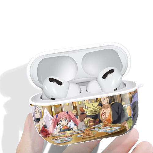 転スラ Regarding Reincarnated to Slime 【AirPods Pro用】ハードシェル保護ケース 耐衝撃・防指紋・カラビナ付き商品仕様