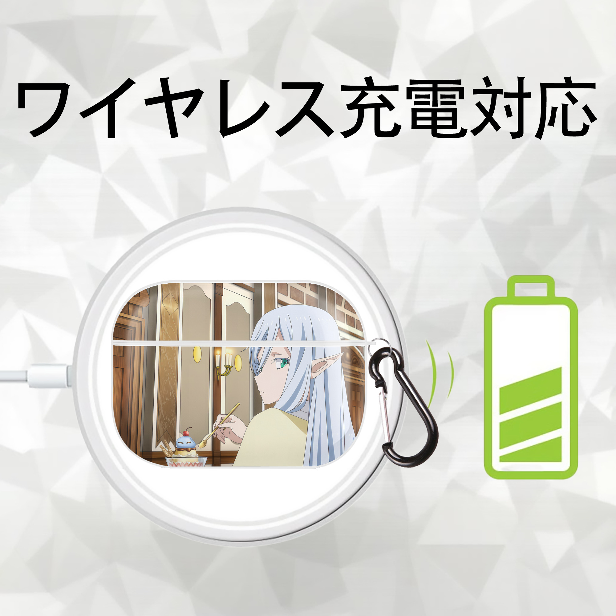 転スラ Regarding Reincarnated to Slime 【AirPods Pro用】ハードシェル保護ケース 耐衝撃・防指紋・カラビナ付き商品仕様