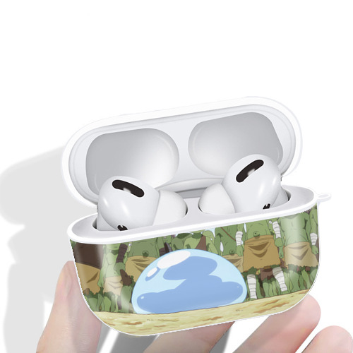転スラ Regarding Reincarnated to Slime 【AirPods Pro用】ハードシェル保護ケース 耐衝撃・防指紋・カラビナ付き商品仕様