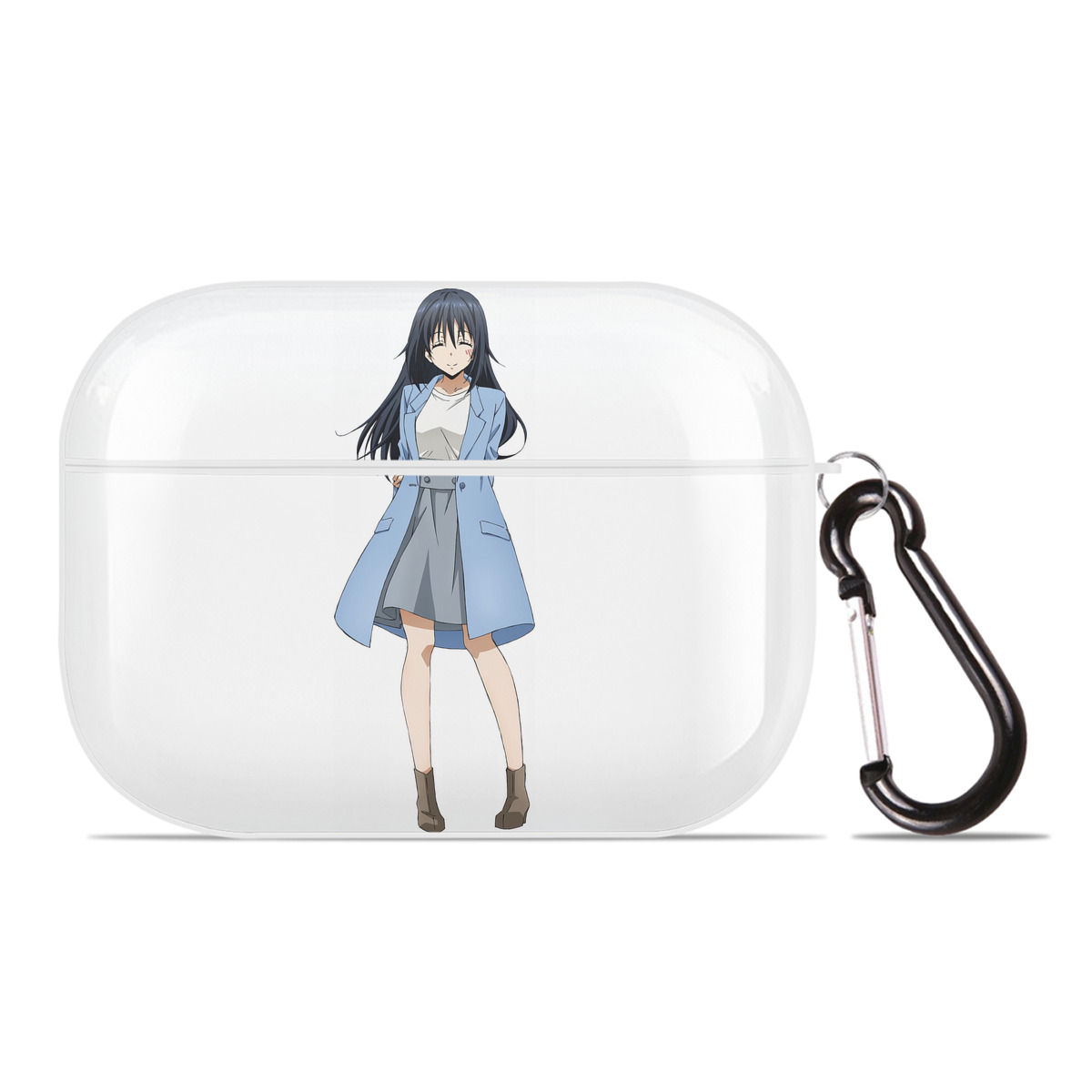 （画像用） 転スラ Regarding Reincarnated to Slime 【AirPods Pro用】ハードシェル保護ケース 耐衝撃・防指紋・カラビナ付き商品仕様
