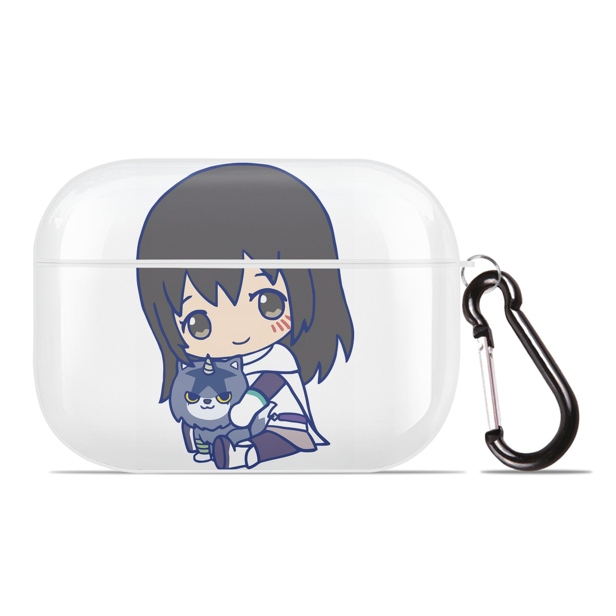 （画像用） 転スラ Regarding Reincarnated to Slime 【AirPods Pro用】ハードシェル保護ケース 耐衝撃・防指紋・カラビナ付き商品仕様