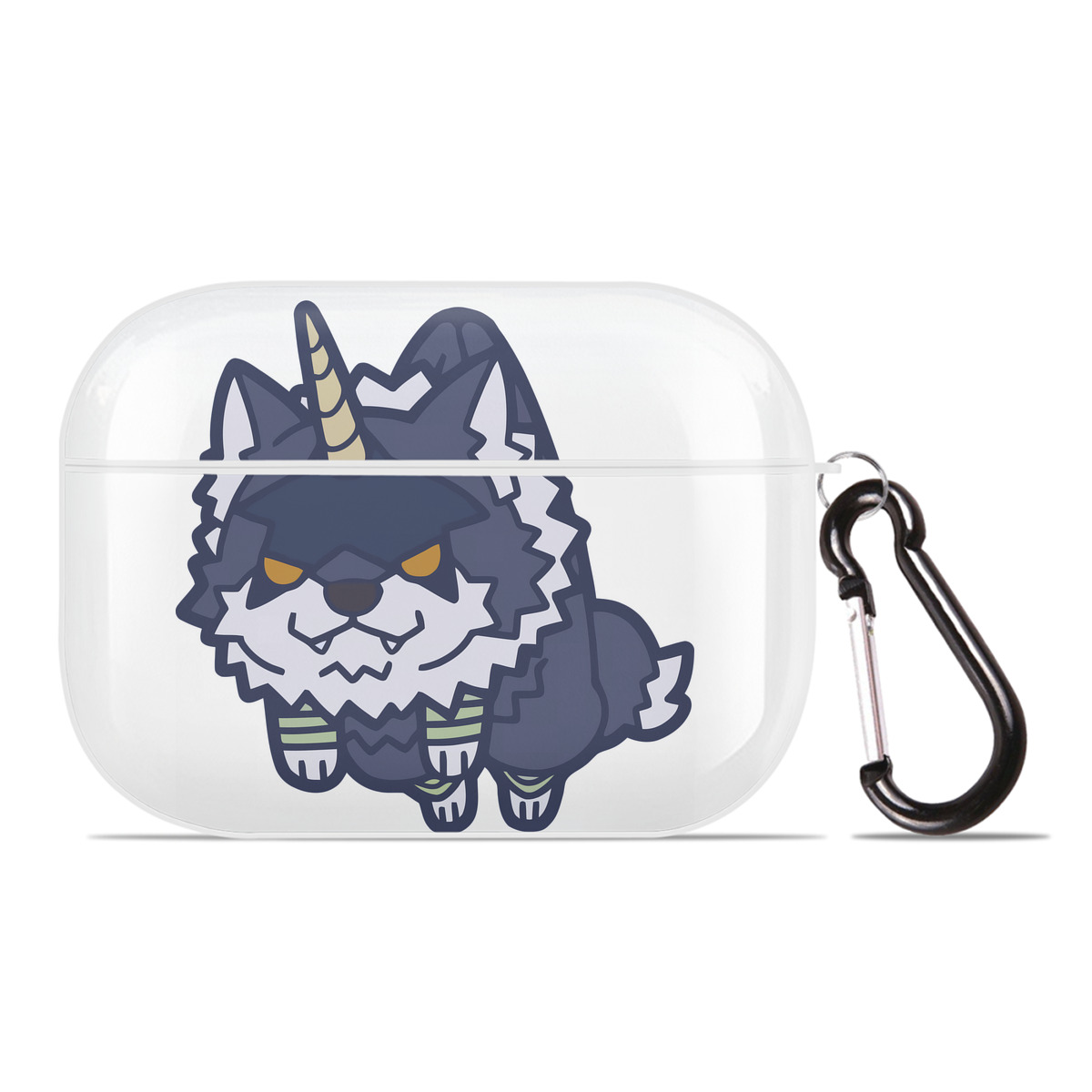 （画像用） 転スラ Regarding Reincarnated to Slime 【AirPods Pro用】ハードシェル保護ケース 耐衝撃・防指紋・カラビナ付き商品仕様