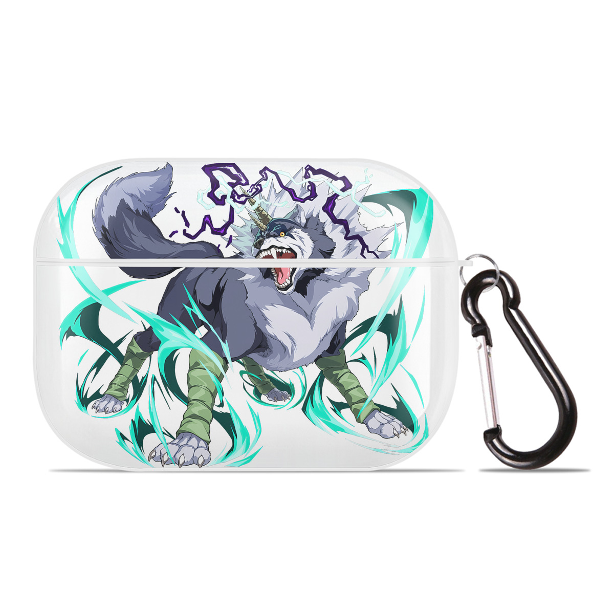 （画像用） 転スラ Regarding Reincarnated to Slime 【AirPods Pro用】ハードシェル保護ケース 耐衝撃・防指紋・カラビナ付き商品仕様