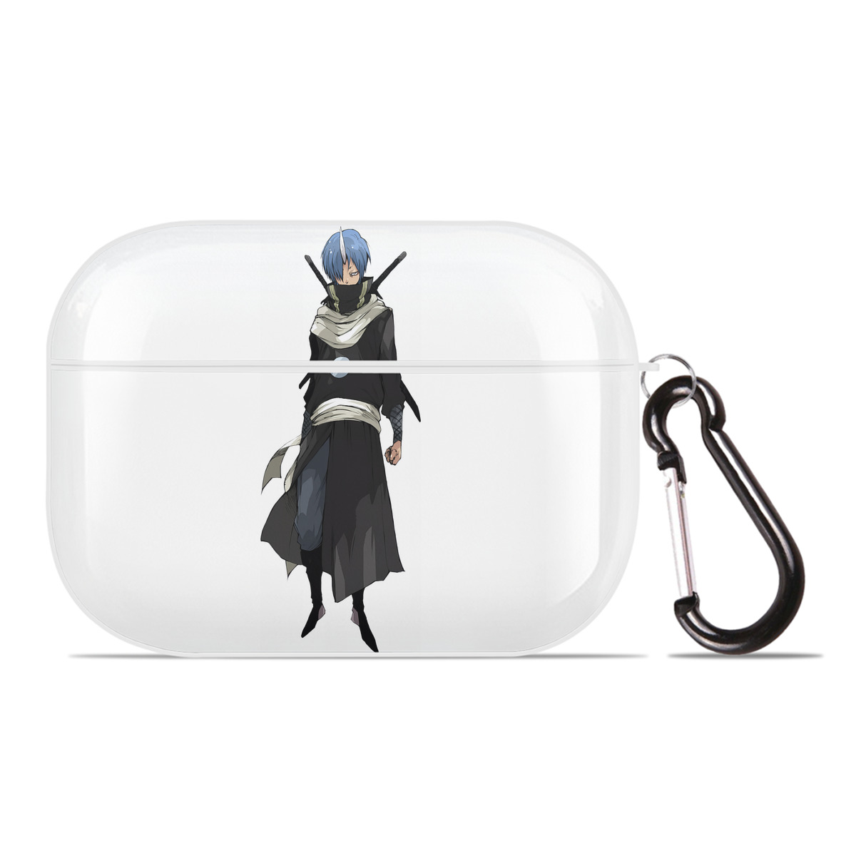 （画像用） 転スラ Regarding Reincarnated to Slime 【AirPods Pro用】ハードシェル保護ケース 耐衝撃・防指紋・カラビナ付き商品仕様