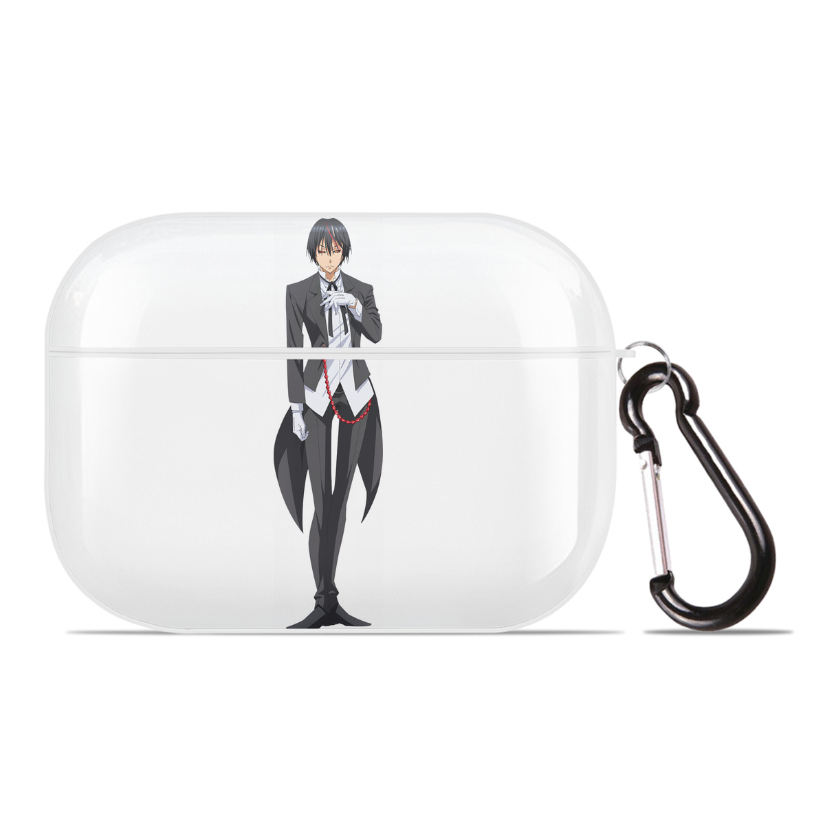 （画像用） 転スラ Regarding Reincarnated to Slime 【AirPods Pro用】ハードシェル保護ケース 耐衝撃・防指紋・カラビナ付き商品仕様