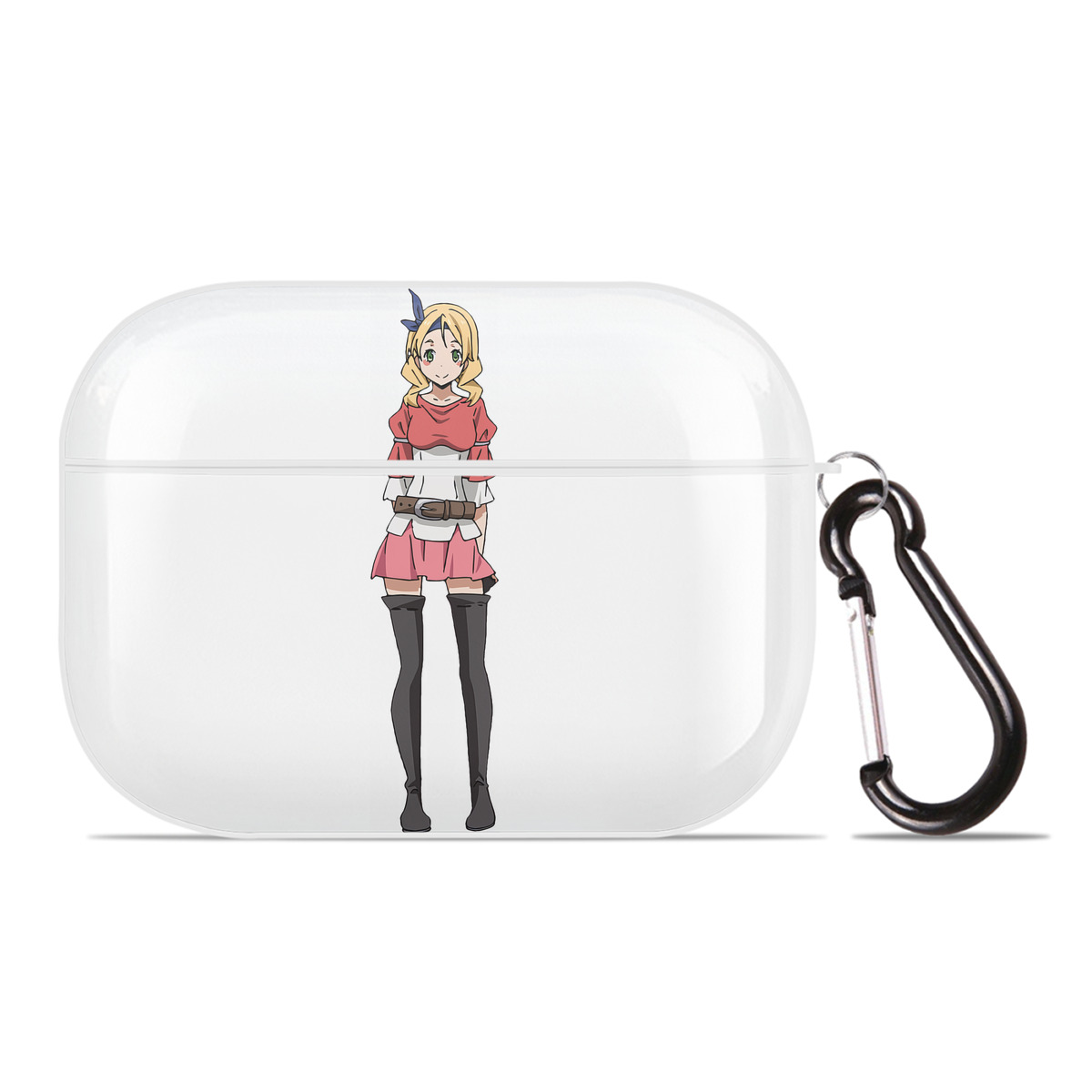 （画像用） 転スラ Regarding Reincarnated to Slime 【AirPods Pro用】ハードシェル保護ケース 耐衝撃・防指紋・カラビナ付き商品仕様