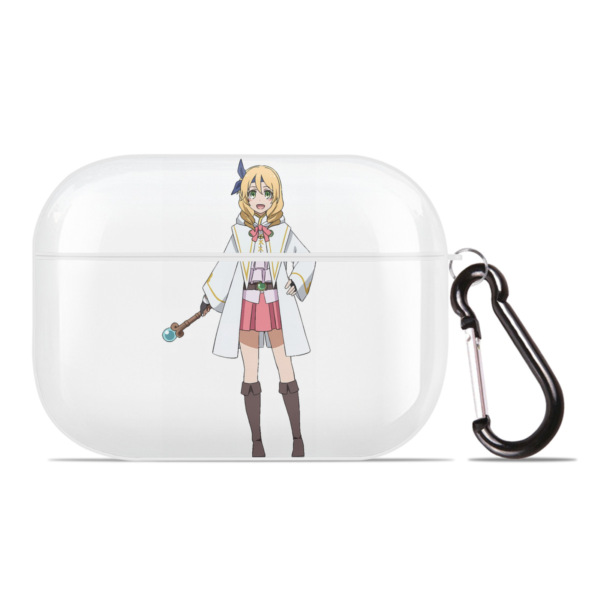 （画像用） 転スラ Regarding Reincarnated to Slime 【AirPods Pro用】ハードシェル保護ケース 耐衝撃・防指紋・カラビナ付き商品仕様