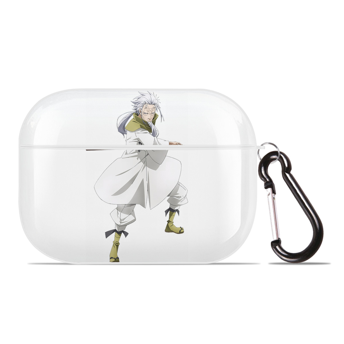 （画像用） 転スラ Regarding Reincarnated to Slime 【AirPods Pro用】ハードシェル保護ケース 耐衝撃・防指紋・カラビナ付き商品仕様