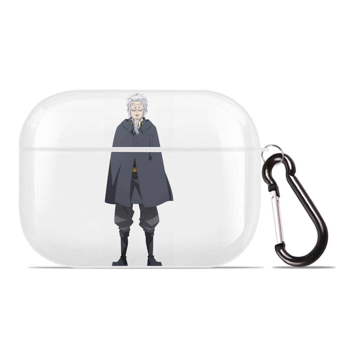 （画像用） 転スラ Regarding Reincarnated to Slime 【AirPods Pro用】ハードシェル保護ケース 耐衝撃・防指紋・カラビナ付き商品仕様