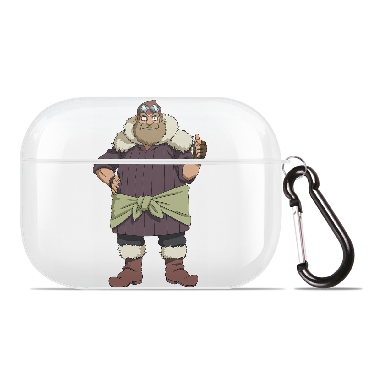 （画像用） 転スラ Regarding Reincarnated to Slime 【AirPods Pro用】ハードシェル保護ケース 耐衝撃・防指紋・カラビナ付き商品仕様