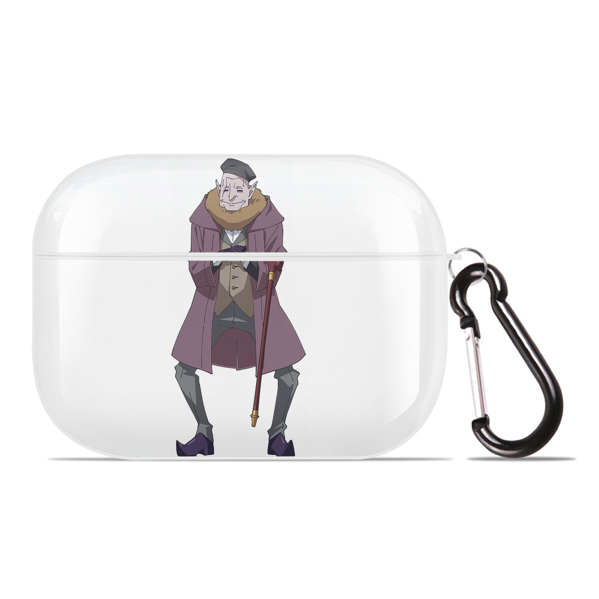（画像用） 転スラ Regarding Reincarnated to Slime 【AirPods Pro用】ハードシェル保護ケース 耐衝撃・防指紋・カラビナ付き商品仕様