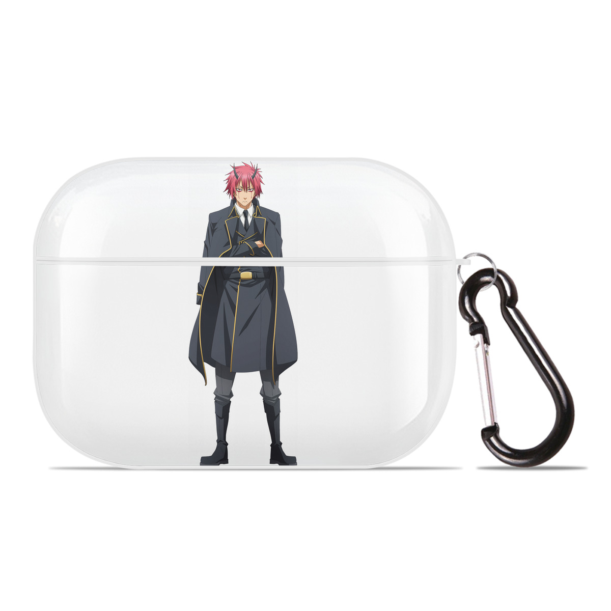 （画像用） 転スラ Regarding Reincarnated to Slime 【AirPods Pro用】ハードシェル保護ケース 耐衝撃・防指紋・カラビナ付き商品仕様