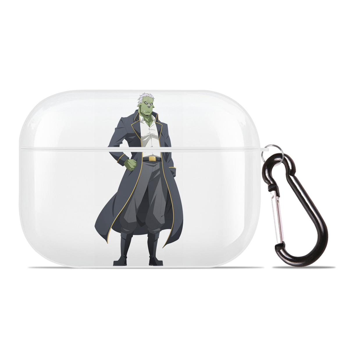 （画像用） 転スラ Regarding Reincarnated to Slime 【AirPods Pro用】ハードシェル保護ケース 耐衝撃・防指紋・カラビナ付き商品仕様