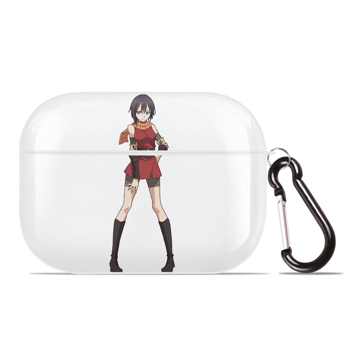（画像用） 転スラ Regarding Reincarnated to Slime 【AirPods Pro用】ハードシェル保護ケース 耐衝撃・防指紋・カラビナ付き商品仕様