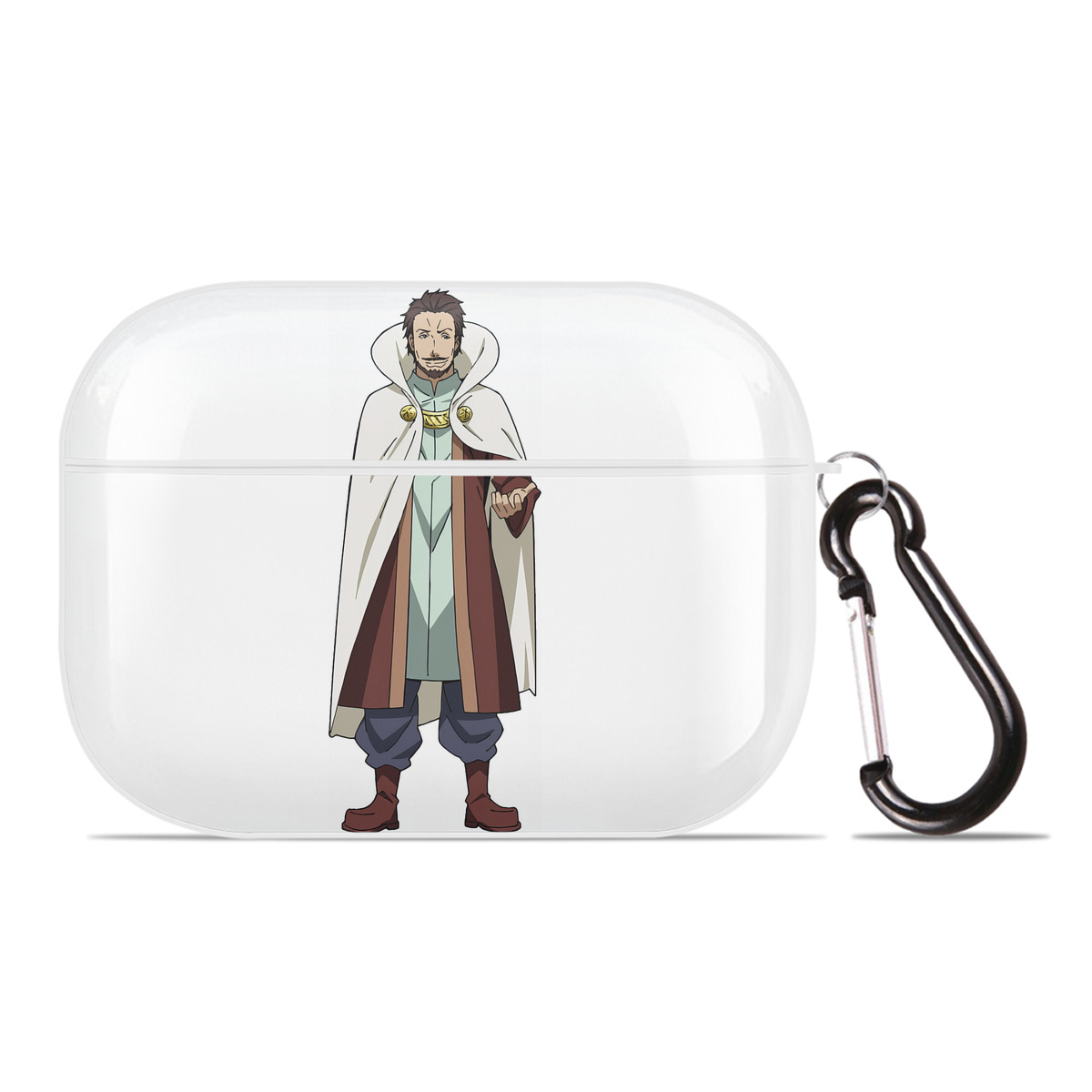（画像用） 転スラ Regarding Reincarnated to Slime 【AirPods Pro用】ハードシェル保護ケース 耐衝撃・防指紋・カラビナ付き商品仕様