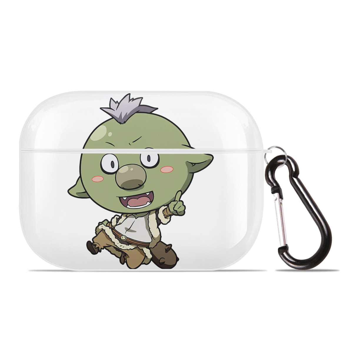 （画像用） 転スラ Regarding Reincarnated to Slime 【AirPods Pro用】ハードシェル保護ケース 耐衝撃・防指紋・カラビナ付き商品仕様