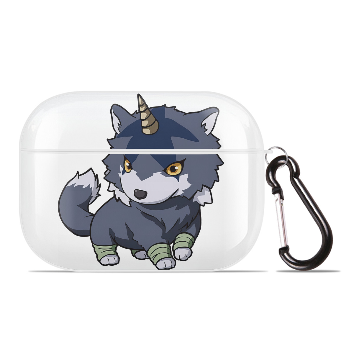 （画像用） 転スラ Regarding Reincarnated to Slime 【AirPods Pro用】ハードシェル保護ケース 耐衝撃・防指紋・カラビナ付き商品仕様